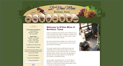 Desktop Screenshot of burleson.dvinewineusa.com