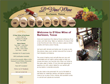 Tablet Screenshot of burleson.dvinewineusa.com
